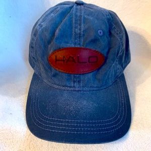Halo Branded Solutions Blue Denim baseball cap Vintage Workwear Americana
